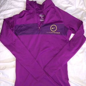 Nike Women's 1/4 Zip Livestrong Jacket